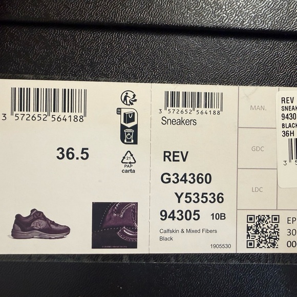 CHANEL black sneakers - Picture 11 of 11